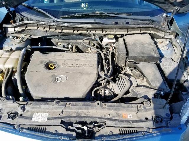 JM1BL1U55B1485051 - 2011 MAZDA 3 S BLUE photo 7