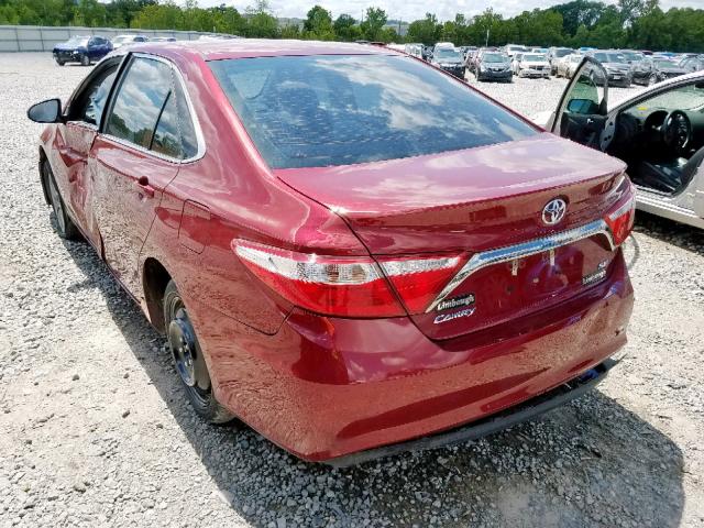 4T1BF1FK2FU918898 - 2015 TOYOTA CAMRY LE BURGUNDY photo 3