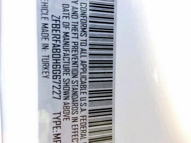 ZFBERFAB0H6G67227 - 2017 RAM PROMASTER 白色 照片 10