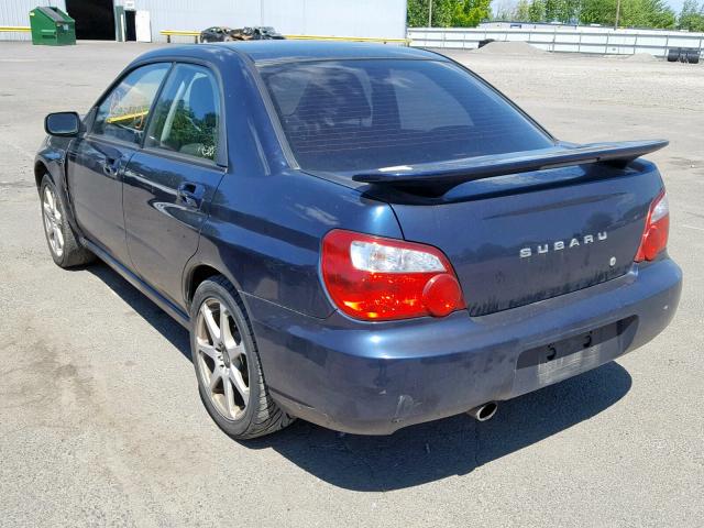 JF1GD67585G525710 - 2005 SUBARU IMPREZA RS BLUE photo 3