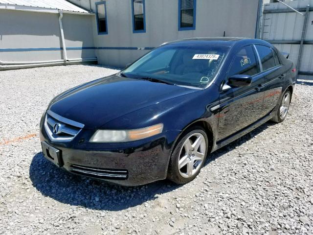 19UUA66276A016467 - 2006 ACURA 3.2TL BLACK photo 2