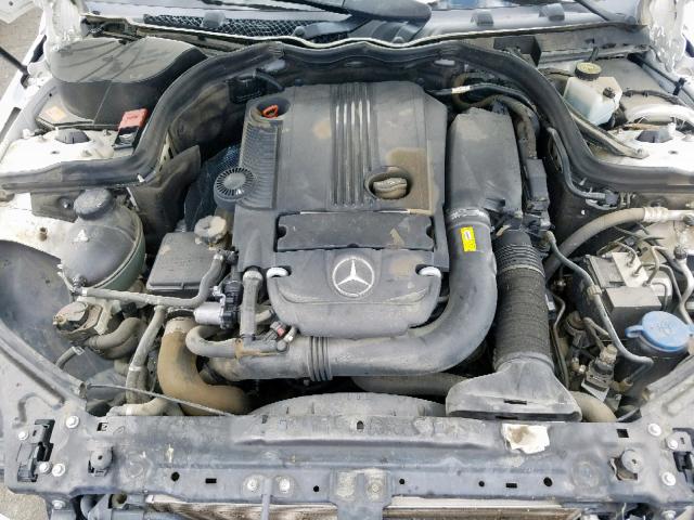 WDDGF4HB2DA746854 - 2013 MERCEDES-BENZ C 250 WHITE photo 7