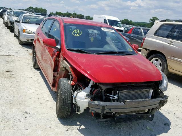 KMHCT5AE0DU096430 - 2013 HYUNDAI ACCENT SE RED photo 1