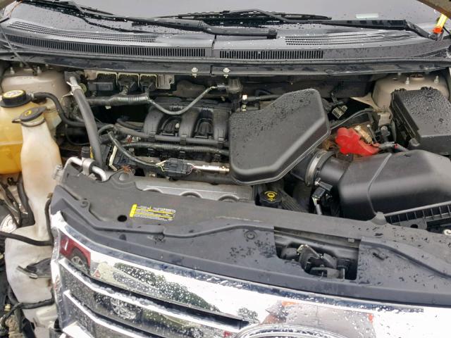 2FMDK36C37BA68831 - 2007 FORD EDGE SE GOLD photo 7