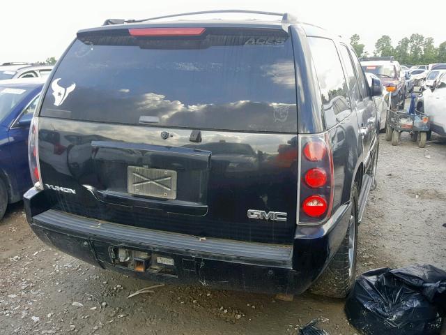 1GKFK63887J326520 - 2007 GMC YUKON DENA BLACK photo 4