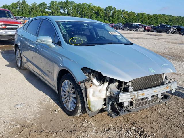 3FA6P0LU7DR178777 - 2013 FORD FUSION SE TURQUOISE photo 1