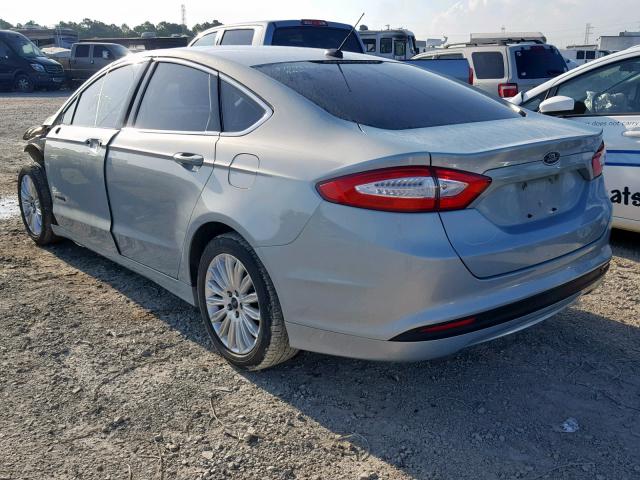 3FA6P0LU7DR178777 - 2013 FORD FUSION SE TURQUOISE photo 3