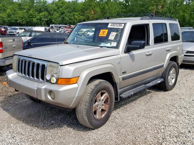 1J8HG48P87C621785 - 2007 JEEP COMMANDER 金色 照片 2