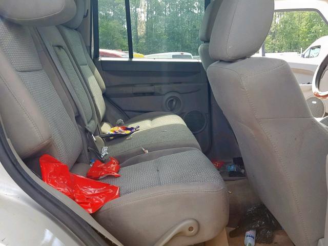 1J8HG48P87C621785 - 2007 JEEP COMMANDER 金色 照片 6