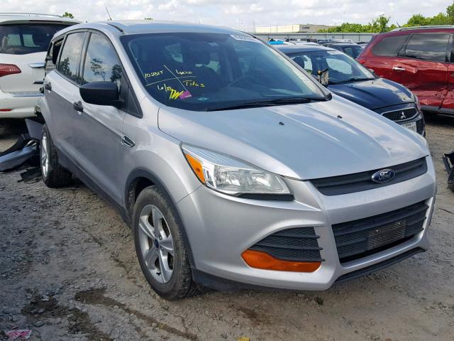 1FMCU0F72EUC75399 - 2014 FORD ESCAPE S SILVER photo 1