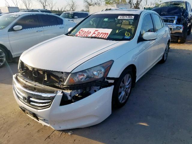 1HGCP2F88CA064966 - 2012 HONDA ACCORD EXL WHITE photo 2