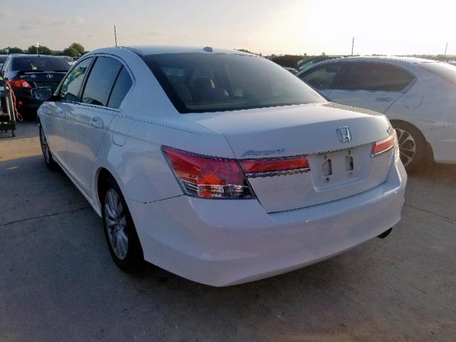 1HGCP2F88CA064966 - 2012 HONDA ACCORD EXL WHITE photo 3