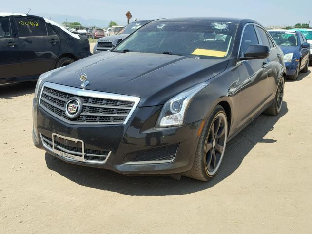 1G6AA5RA8D0146004 - 2013 CADILLAC ATS BLACK photo 2