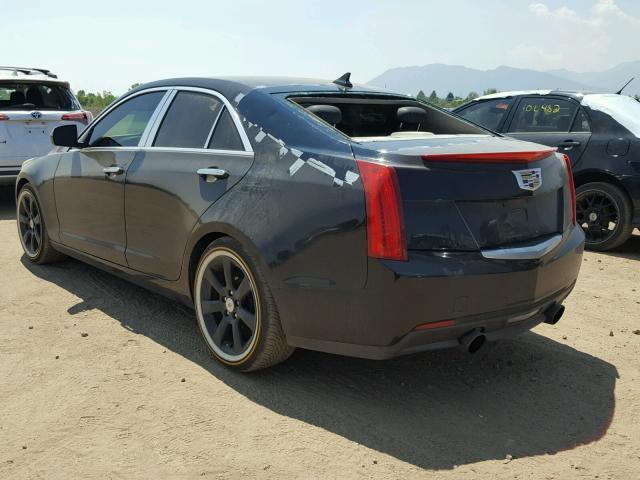 1G6AA5RA8D0146004 - 2013 CADILLAC ATS BLACK photo 3