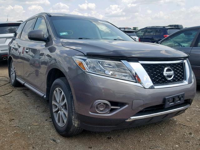 5N1AR2MM5EC692955 - 2014 NISSAN PATHFINDER BROWN photo 1