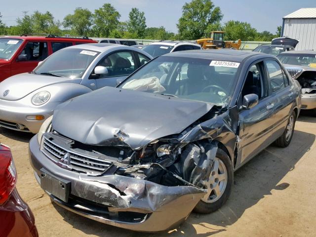 JA3AJ26E26U063262 - 2006 MITSUBISHI LANCER ES GRAY photo 2