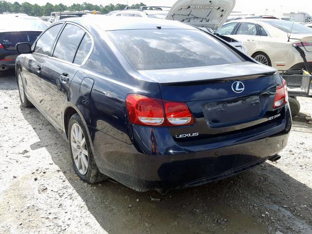 JTHBH96S265034367 - 2006 LEXUS GS 300 BLUE photo 3