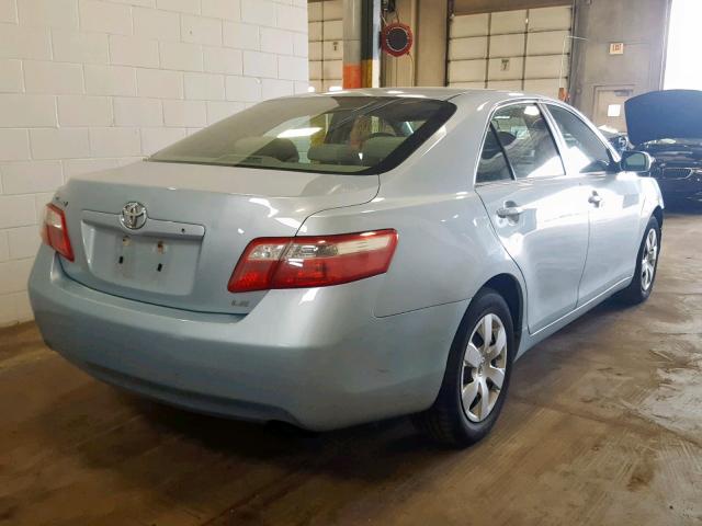 JTNBE46K373054472 - 2007 TOYOTA CAMRY NEW BLUE photo 4