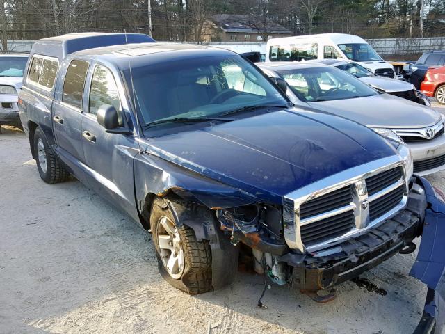 1D7HW48N46S624542 - 2006 DODGE DAKOTA QUA BLUE photo 1