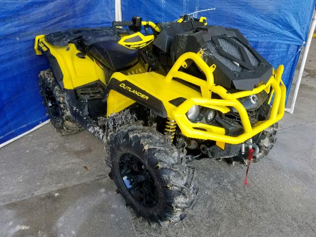 3JBLWAX47KJ001421 - 2019 CAN-AM OUTLANDER YELLOW photo 1