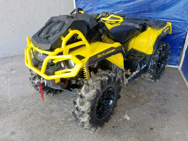 3JBLWAX47KJ001421 - 2019 CAN-AM OUTLANDER YELLOW photo 2