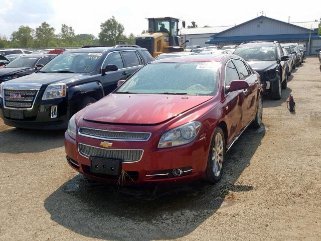 1G1ZK57788F267132 - 2008 CHEVROLET MALIBU LTZ მუქწითელი ფოტო 2