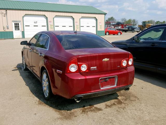 1G1ZK57788F267132 - 2008 CHEVROLET MALIBU LTZ მუქწითელი ფოტო 3