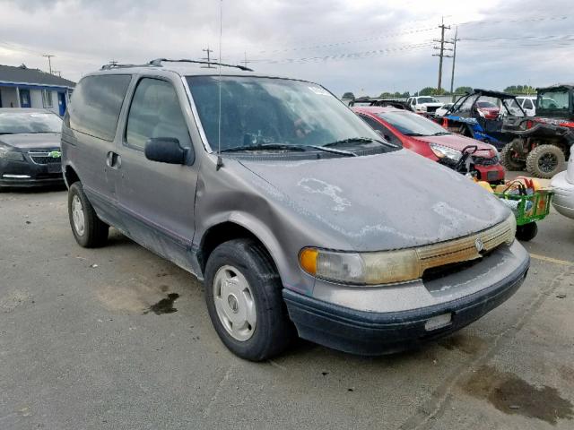 4M2DV11W0PDJ38971 - 1993 MERCURY VILLAGER GRAY photo 1