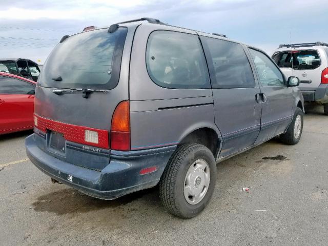 4M2DV11W0PDJ38971 - 1993 MERCURY VILLAGER GRAY photo 4