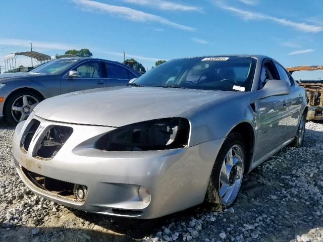2G2WC55CX81131376 - 2008 PONTIAC GRAND PRIX SILVER photo 2