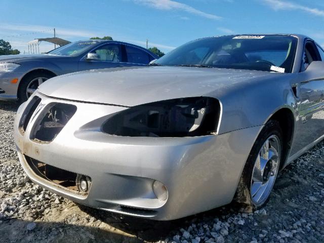 2G2WC55CX81131376 - 2008 PONTIAC GRAND PRIX SILVER photo 9