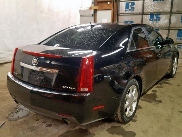 1G6DT57V880202736 - 2008 CADILLAC CTS HI FEA BLACK photo 4