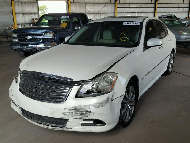 JNKAY01E08M600740 - 2008 INFINITI M35 BASE WHITE photo 2