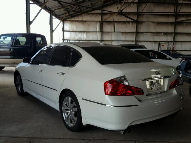 JNKAY01E08M600740 - 2008 INFINITI M35 BASE WHITE photo 3