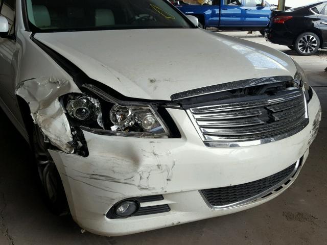 JNKAY01E08M600740 - 2008 INFINITI M35 BASE WHITE photo 9