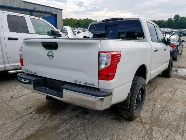 1N6AA1EJ8JN544188 - 2018 NISSAN TITAN S WHITE photo 4