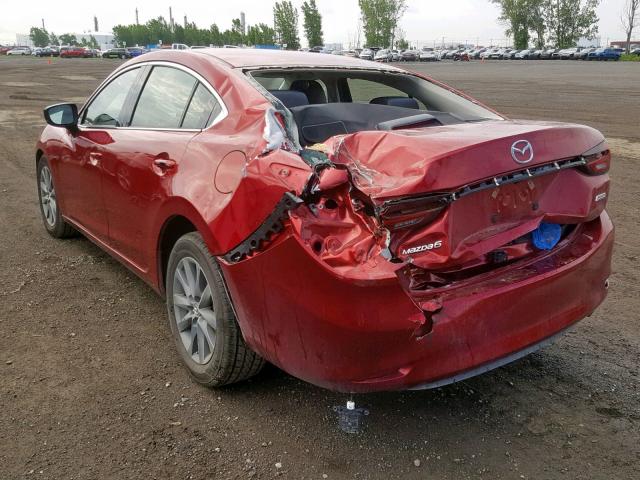 JM1GL1VY2J1317543 - 2018 MAZDA 6 GS-L RED photo 3