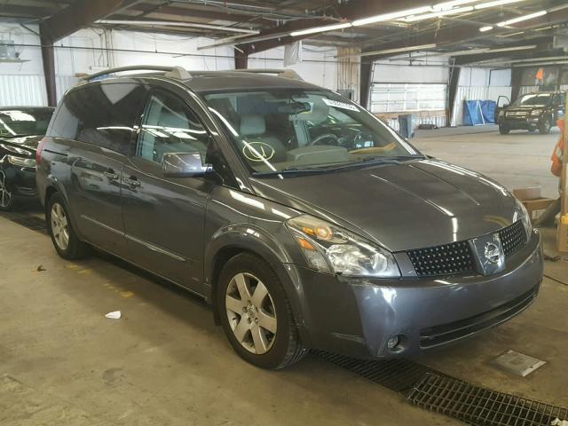 5N1BV28U76N114579 - 2006 NISSAN QUEST S GRAY photo 1