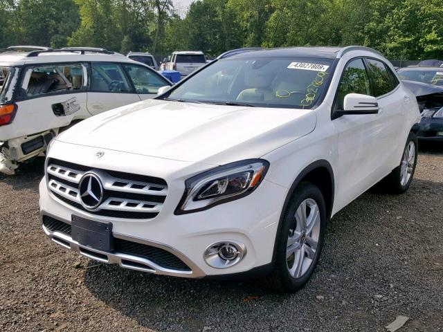 WDCTG4GB2JJ512713 - 2018 MERCEDES-BENZ GLA 250 4M WHITE photo 2