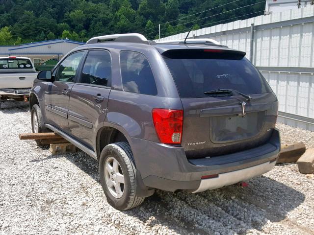 2CKDL73FX76041912 - 2007 PONTIAC TORRENT GRAY photo 3