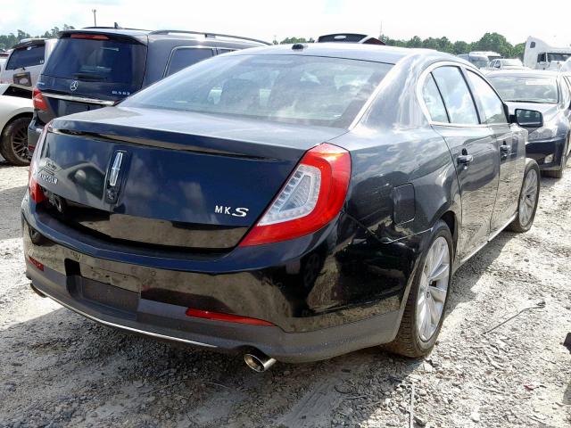 1LNHL9DK3EG605473 - 2014 LINCOLN MKS BLACK photo 4