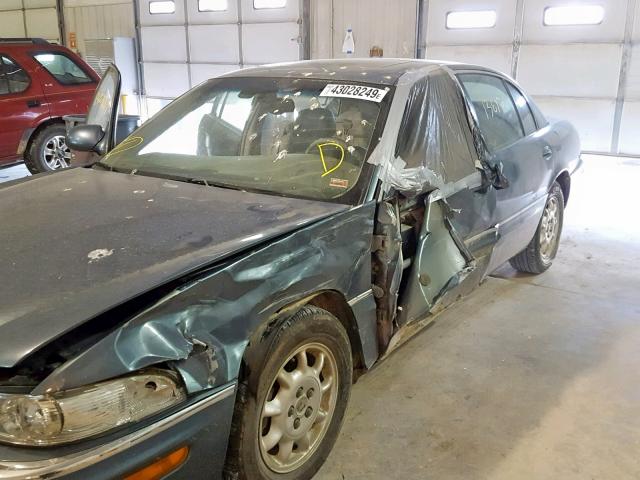 1G4CU5214Y4158006 - 2000 BUICK PARK AVENU TEAL photo 9