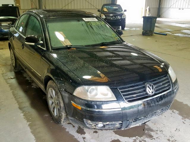 WVWPD63B44E173452 - 2004 VOLKSWAGEN PASSAT GLS BLACK photo 1