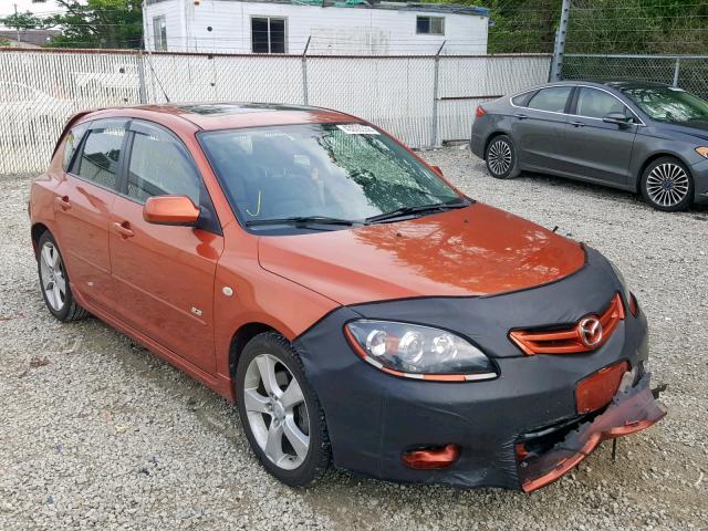 JM1BK343841201816 - 2004 MAZDA 3 HATCHBAC ORANGE photo 1