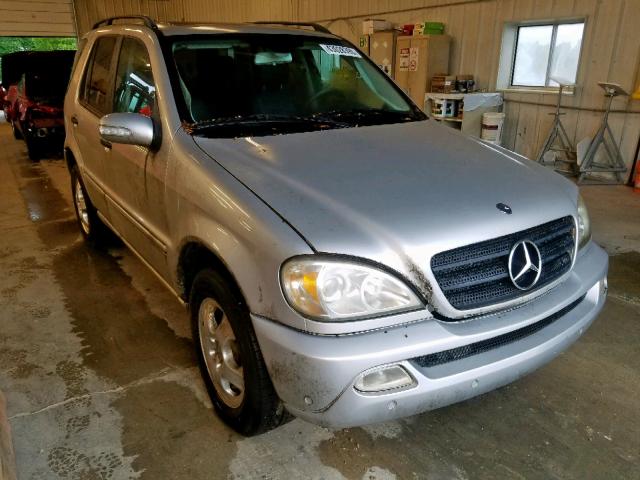 4JGAB57E64A487875 - 2004 MERCEDES-BENZ ML 350 GRAY photo 1