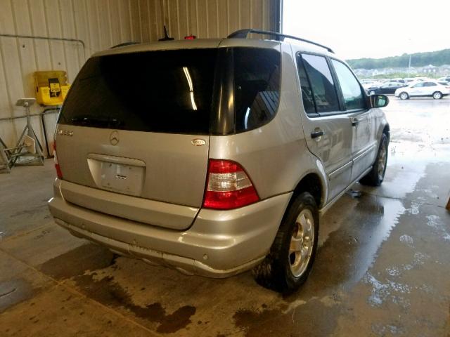 4JGAB57E64A487875 - 2004 MERCEDES-BENZ ML 350 GRAY photo 4