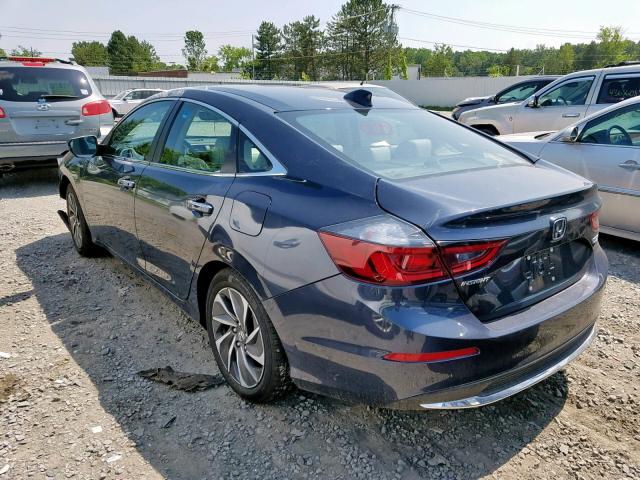 19XZE4F96KE013268 - 2019 HONDA INSIGHT TO BLUE photo 3