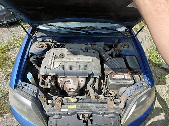 KMHHN65D45U172661 - 2005 HYUNDAI TIBURON SE BLUE photo 7