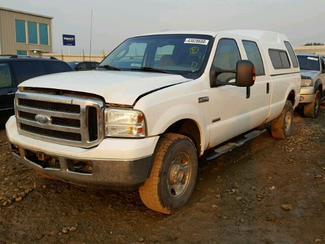 1FTWW31P96EC92698 - 2006 FORD F350 SRW S WHITE photo 2