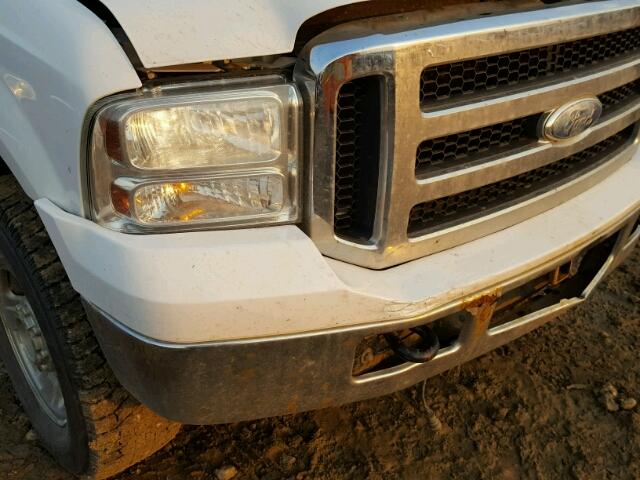 1FTWW31P96EC92698 - 2006 FORD F350 SRW S WHITE photo 9